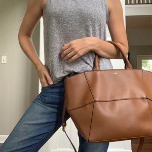 BCBG faux leather purse